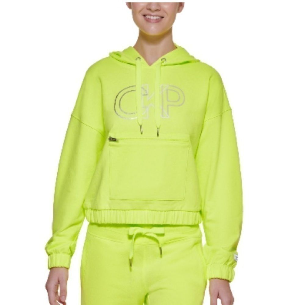 Calvin Klein Performance Women's Outline Logo Hoodie, sweater sweatshirt